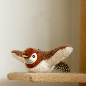 Interactive Pet Plush Toy | Electric Fish & Bird Fun
