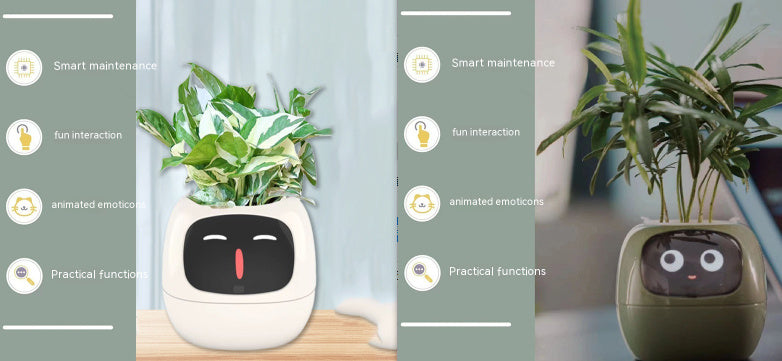 Smart Planter with AI | Fun Expressions & Easy Plant Care