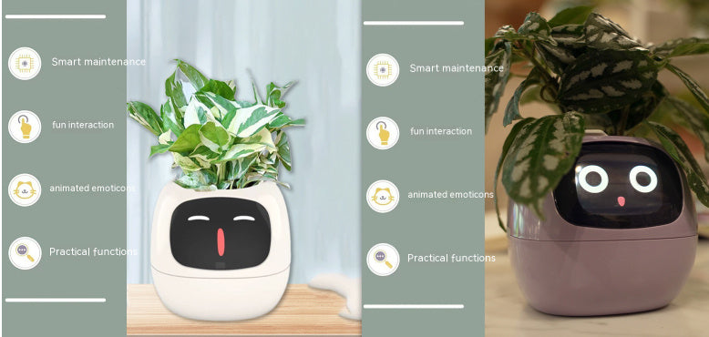 Smart Planter with AI | Fun Expressions & Easy Plant Care
