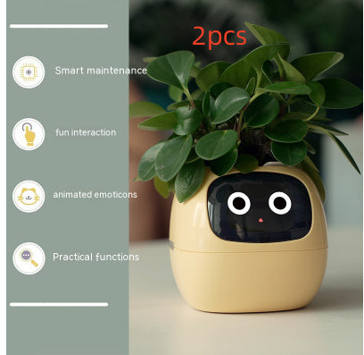 Smart Planter with AI | Fun Expressions & Easy Plant Care