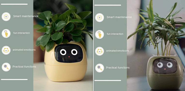 Smart Planter with AI | Fun Expressions & Easy Plant Care