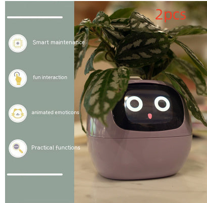 Smart Planter with AI | Fun Expressions & Easy Plant Care