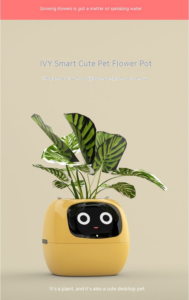 Smart Planter with AI | Fun Expressions & Easy Plant Care
