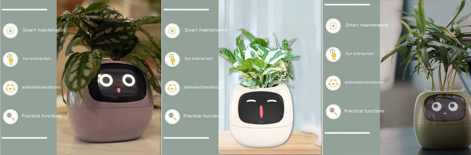 Smart Planter with AI | Fun Expressions & Easy Plant Care