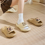 Women's Cartoon Slippers Indoor Non-slip Bathroom Slipper Fashion House Shoes