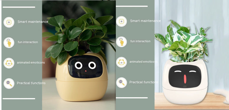 Smart Planter with AI | Fun Expressions & Easy Plant Care