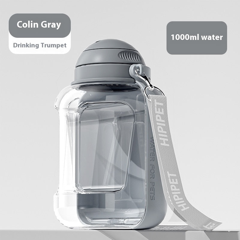 2-in-1 Pet Water Bottle & Bowl | Travel Dispenser