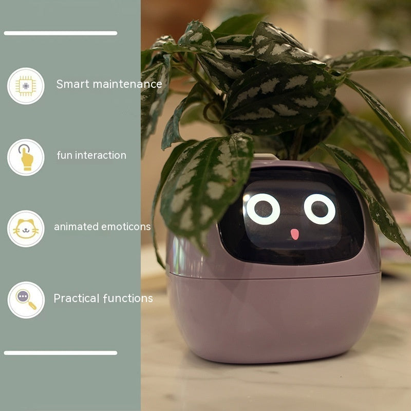 Smart Planter with AI | Fun Expressions & Easy Plant Care