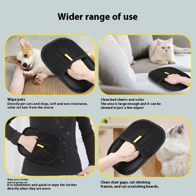 Pet Grooming Glove & Hair Remover Mitt