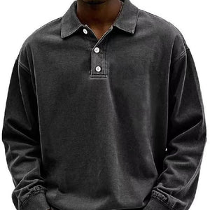 Men's Fashion Individual Casual All-matching Lapel Shirt
