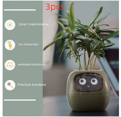 Smart Planter with AI | Fun Expressions & Easy Plant Care