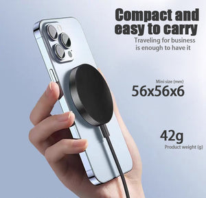 15W Magnetic Qi Charger | Fast Wireless Charging Dock