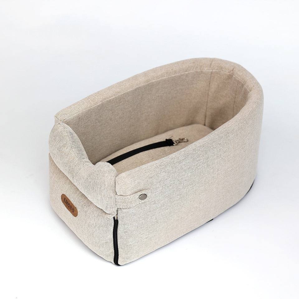 Portable Dog Car Seat Bed | Secure Travel Carrier