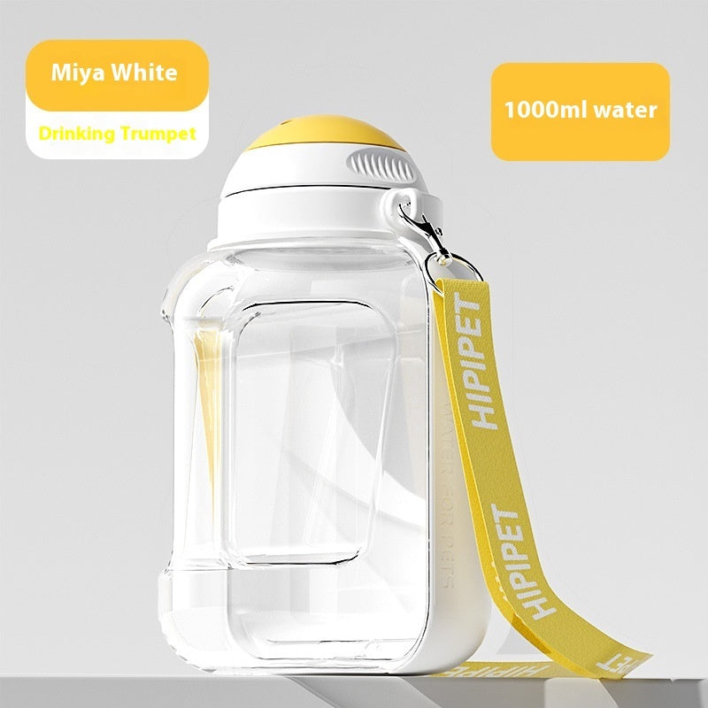 2-in-1 Pet Water Bottle & Bowl | Travel Dispenser