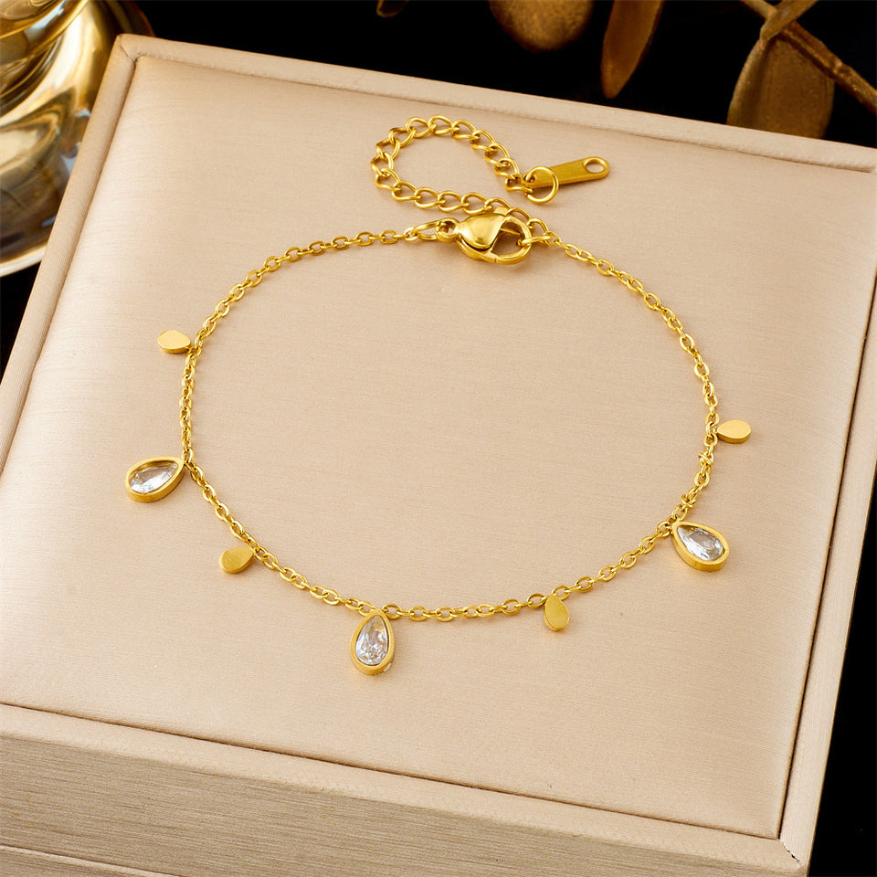 All-matching Ins Gold Fashion Ornament Bracelet