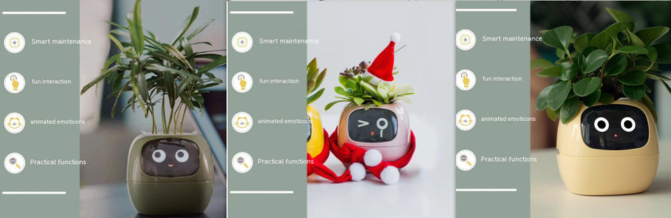 Smart Planter with AI | Fun Expressions & Easy Plant Care