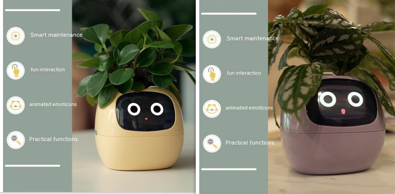 Smart Planter with AI | Fun Expressions & Easy Plant Care