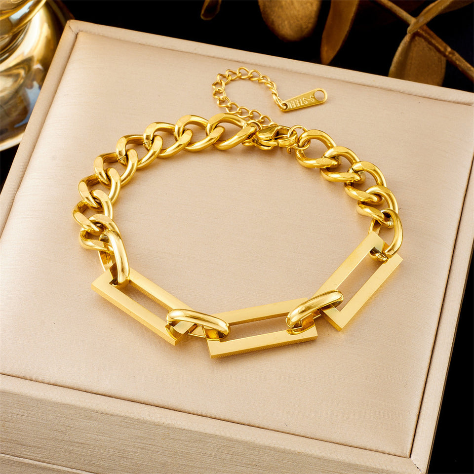 All-matching Ins Gold Fashion Ornament Bracelet