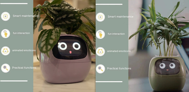 Smart Planter with AI | Fun Expressions & Easy Plant Care