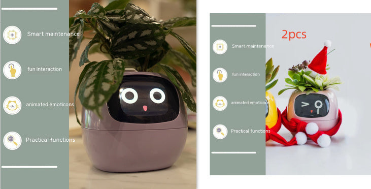 Smart Planter with AI | Fun Expressions & Easy Plant Care