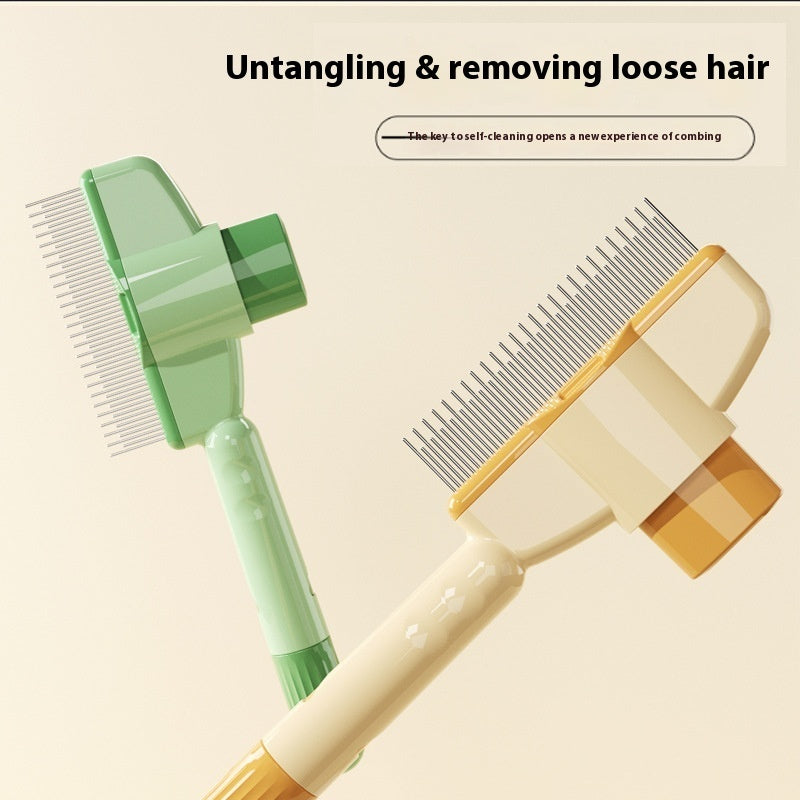 Professional Pet Comb | Easy Grooming with Release Button