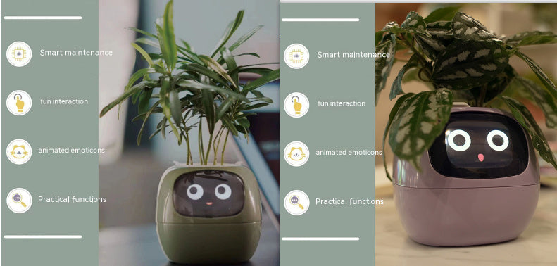 Smart Planter with AI | Fun Expressions & Easy Plant Care