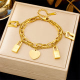 All-matching Ins Gold Fashion Ornament Bracelet