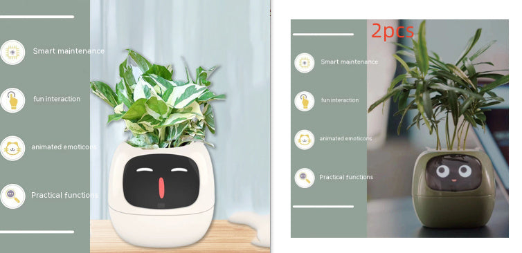 Smart Planter with AI | Fun Expressions & Easy Plant Care