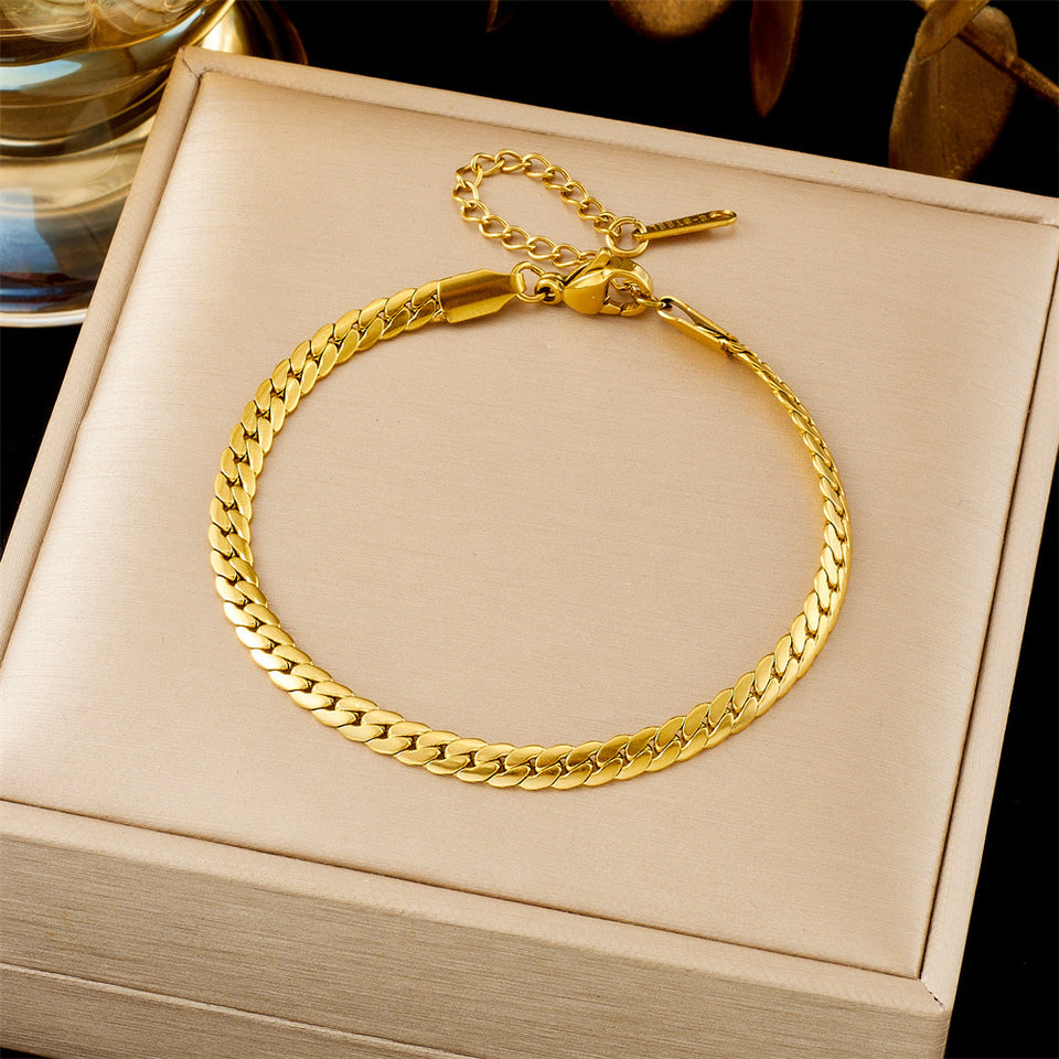 All-matching Ins Gold Fashion Ornament Bracelet