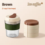 Cold Cup Portable Coffee With Ice Tray