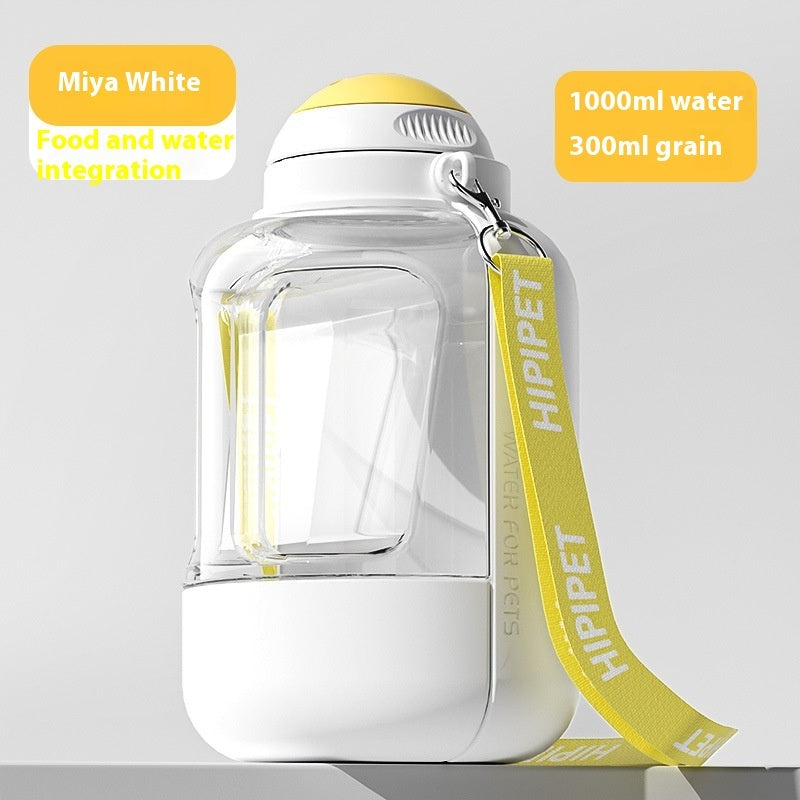 2-in-1 Pet Water Bottle & Bowl | Travel Dispenser