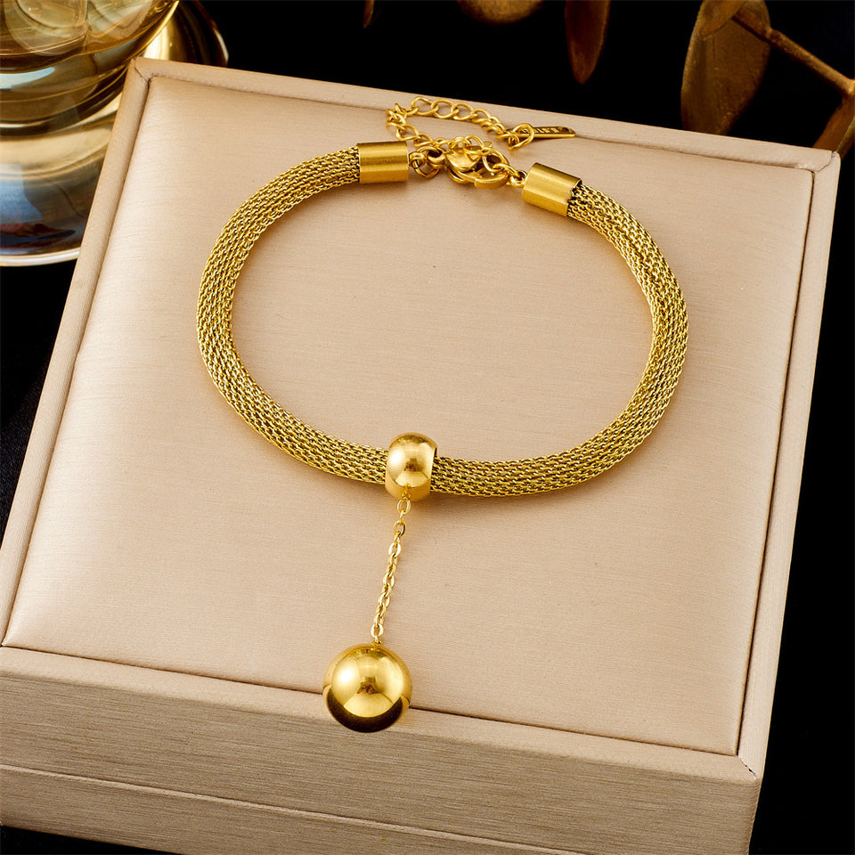 All-matching Ins Gold Fashion Ornament Bracelet