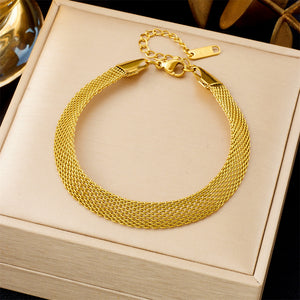 All-matching Ins Gold Fashion Ornament Bracelet