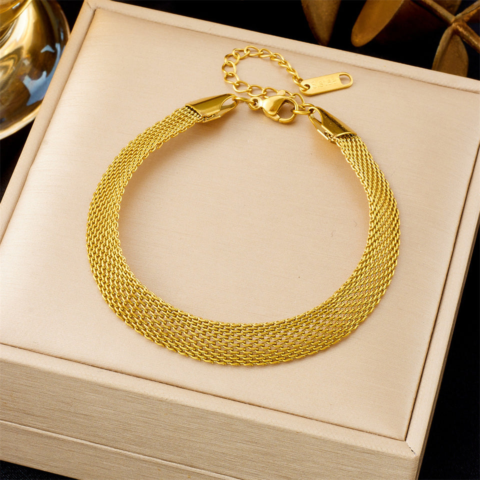 All-matching Ins Gold Fashion Ornament Bracelet