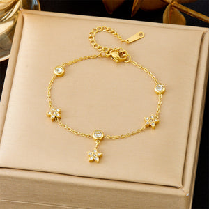 All-matching Ins Gold Fashion Ornament Bracelet