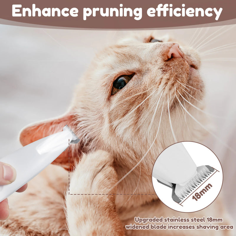 LED Dog Paw Trimmer | Waterproof Grooming Clippers