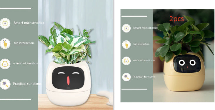 Smart Planter with AI | Fun Expressions & Easy Plant Care