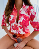 Fashion Long Sleeve Printed Shirt