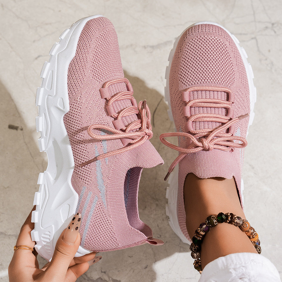 Women's Casual Stylish And Lightweight Soft Bottom Sports Shoes