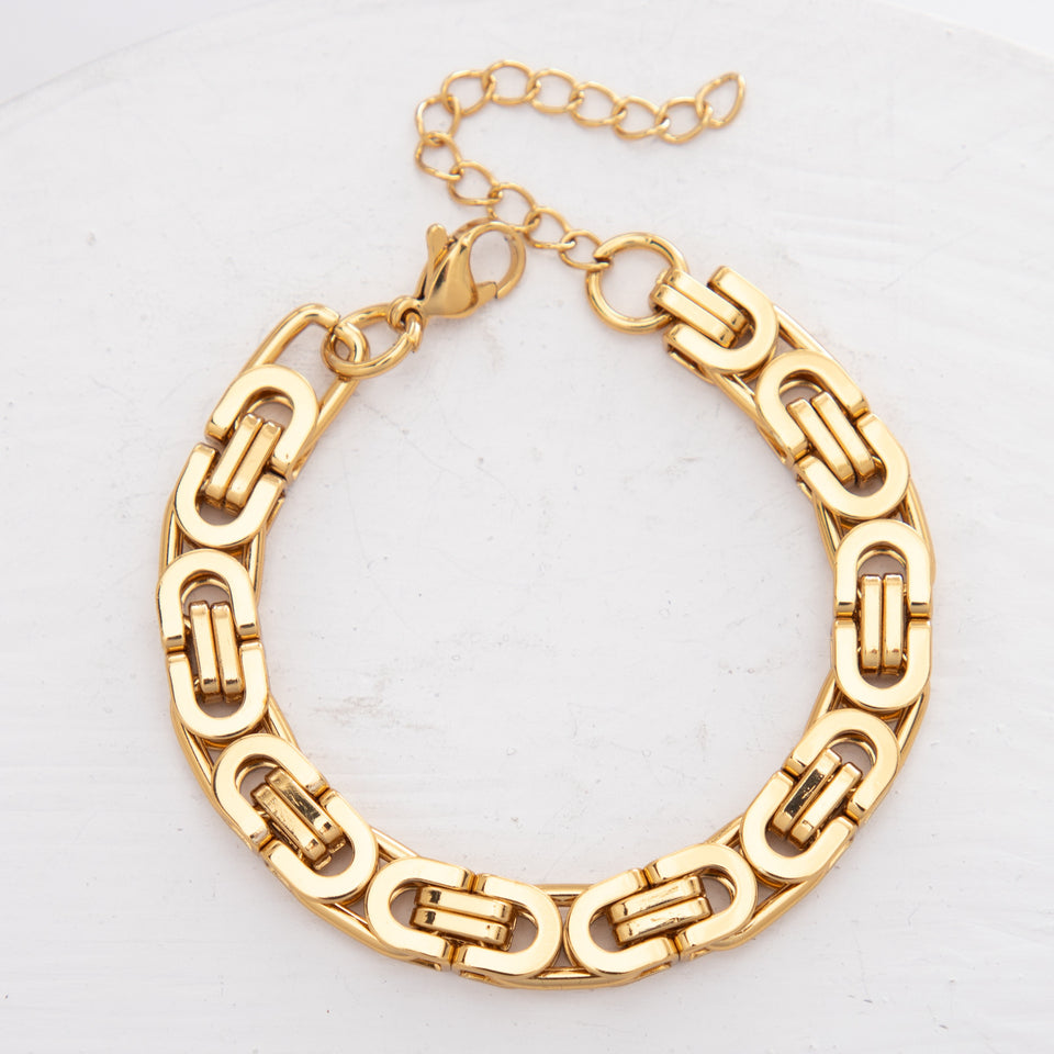 Thick Type Titanium Steel Bracelet Personality High Sense
