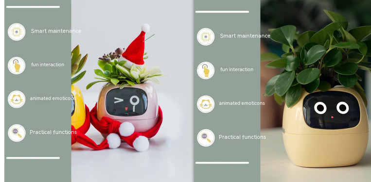 Smart Planter with AI | Fun Expressions & Easy Plant Care