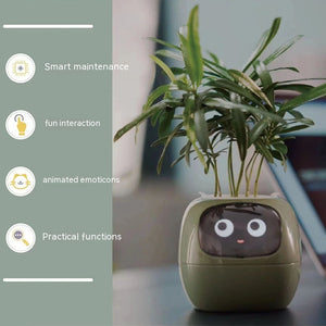 Smart Planter with AI | Fun Expressions & Easy Plant Care