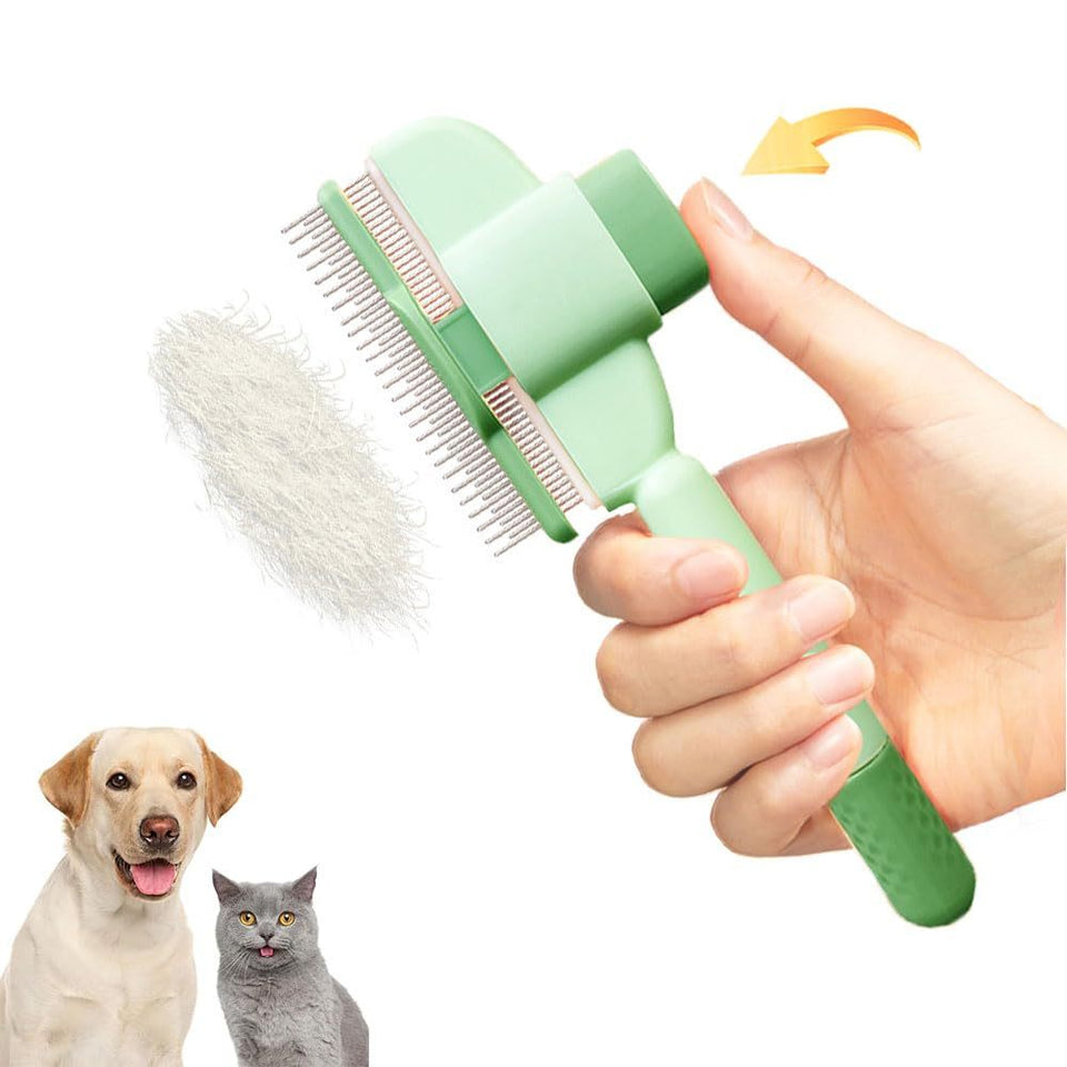 Professional Pet Comb | Easy Grooming with Release Button