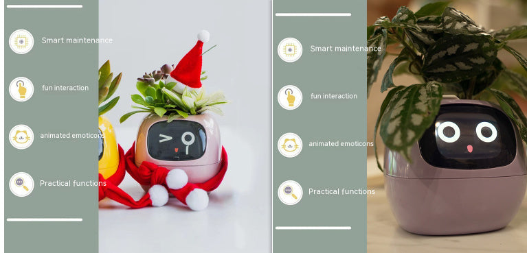 Smart Planter with AI | Fun Expressions & Easy Plant Care