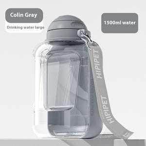 2-in-1 Pet Water Bottle & Bowl | Travel Dispenser