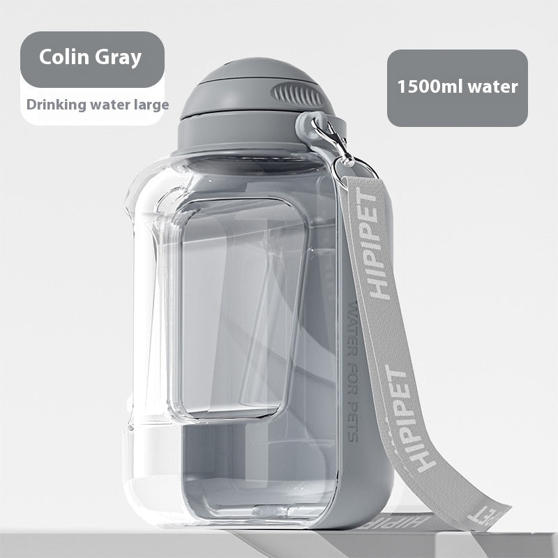 2-in-1 Pet Water Bottle & Bowl | Travel Dispenser
