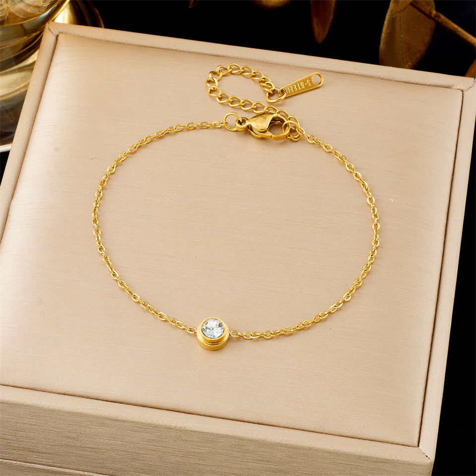 All-matching Ins Gold Fashion Ornament Bracelet
