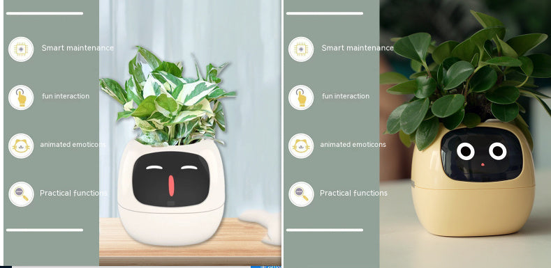 Smart Planter with AI | Fun Expressions & Easy Plant Care