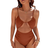 European And American Cute Women's One-piece Swimsuit