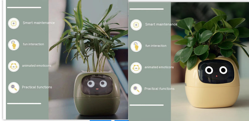 Smart Planter with AI | Fun Expressions & Easy Plant Care